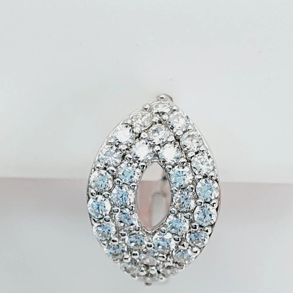 "925 Sterling Silver Cubic Zirconia Earrings, U19254656 - Picture 6 of 11